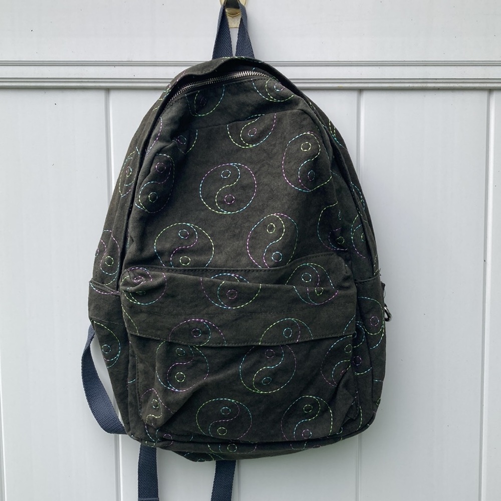 Urban Outfitters Yin Yang embroidered backpack NEW